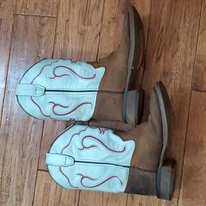 Old West BSC1909 brown turquoise boots